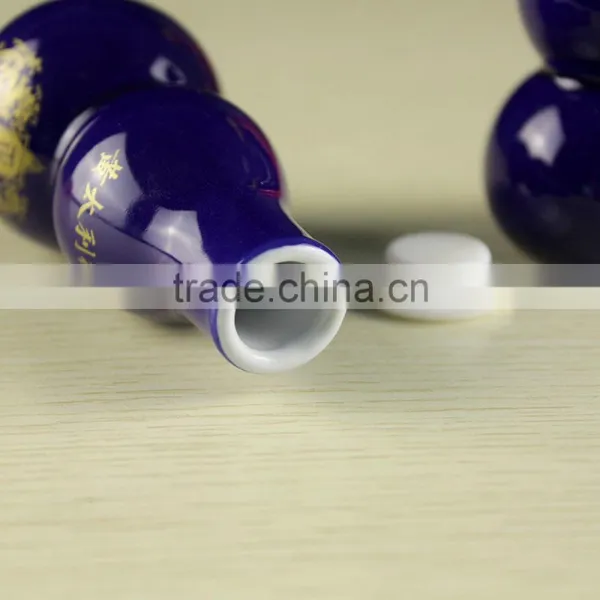 Traditional Chinese Style Calabash Shape Ceramic Spice Bottle photo-6