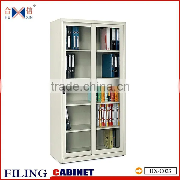 Steel Glass Sliding File Cabinet photo-2