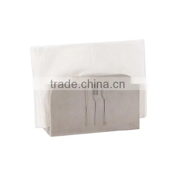 Handmade Hotel Decoration Plain Concrete Christmas Napkin Holders photo-6