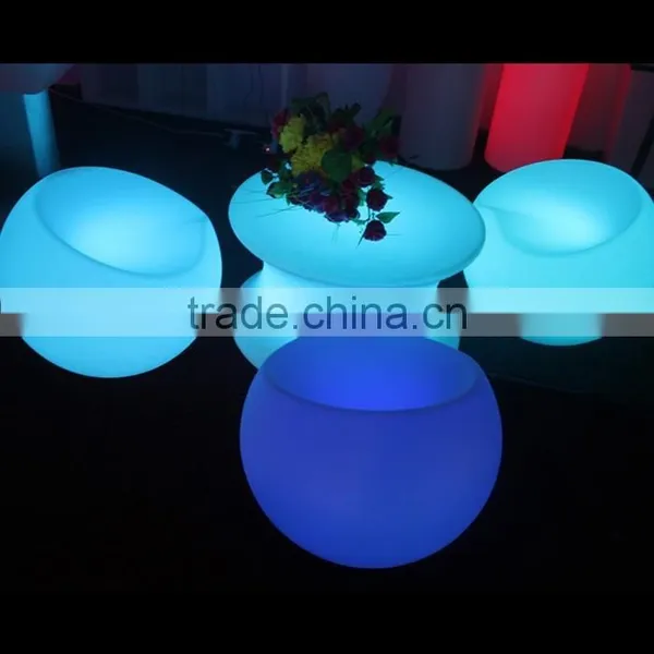 LED Waterproof IP68 Led Bar Chairs/ Colourful RGB Lighting Chairs photo-4