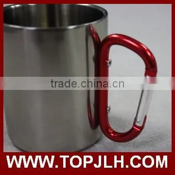2017 Wholesale Stainless Steel Mug With Carabiner Handle photo-5
