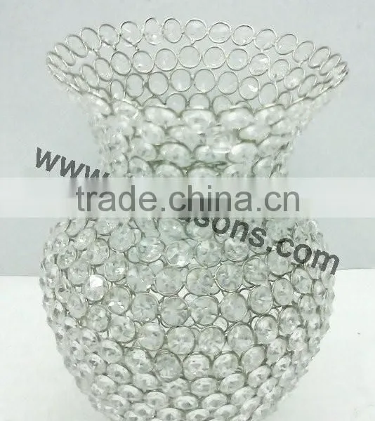 Crystal T-light Holder for Wedding/Hanging Candle Holder photo-5