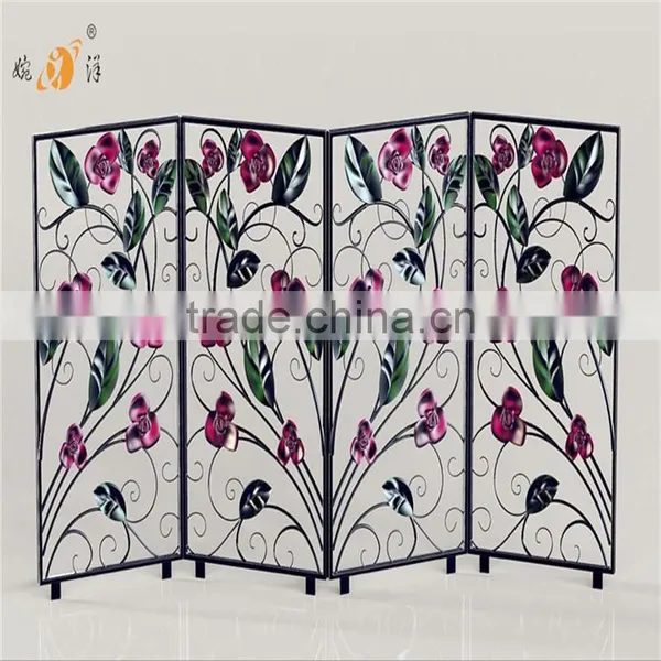 2017 House New Design Living Room Decorative Cheap Antique Folding Screen photo-5