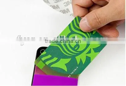 China 3M Sticker Card Holder,mobile Phone Silicone Wallet photo-3