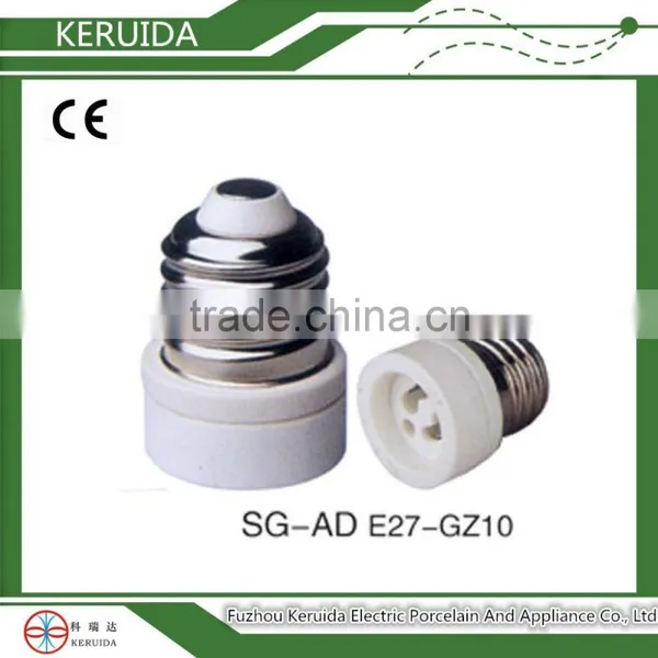 High Quality Plastic Halogen E27 to G5.3 Lampholder Conversion Adapter photo-5