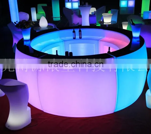 Elegant Led Light Bar Furniture, Cheap Led Light Table, Cheap Portable Bars Counter photo-3