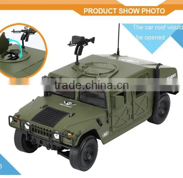 New Arrival! China Wholesale Alloy Battle Car Toy 1/18 Diecast Car for Sale photo-2
