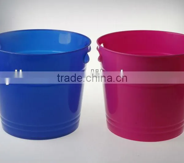 6L Colorful OEM Service Plastic Large Ice Bucket For Wine photo-2