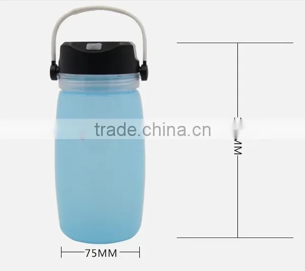 2016New Outdoor Travel Portable Folding Cup Multi-function Folding Magic Cup Kettle Silicone Folding Water Bottle photo-6