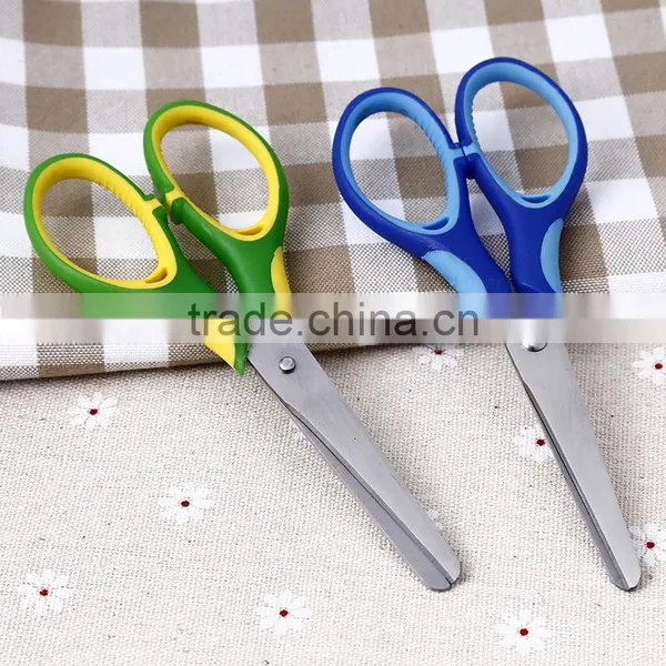 Factory Price Good Quality Rubber Coating PP Handle Students Scissors photo-2