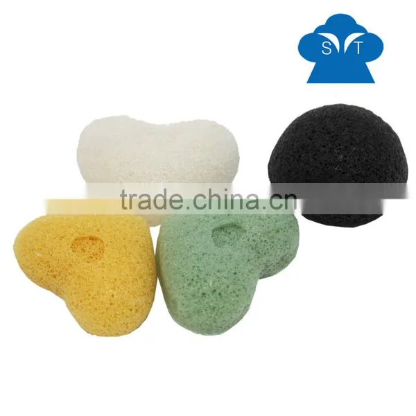 Disposable Skin Care Body Cleaning Baby Clay Konjac Sponge photo-6
