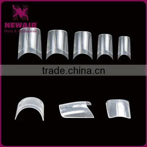 NEWAIR Packaging for Artificial Nails Oval Clear Nail Tips photo-2