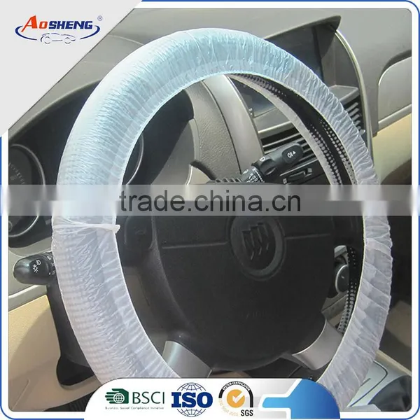 Disposable Car Seat Plastic Steering Wheel Cover photo-4