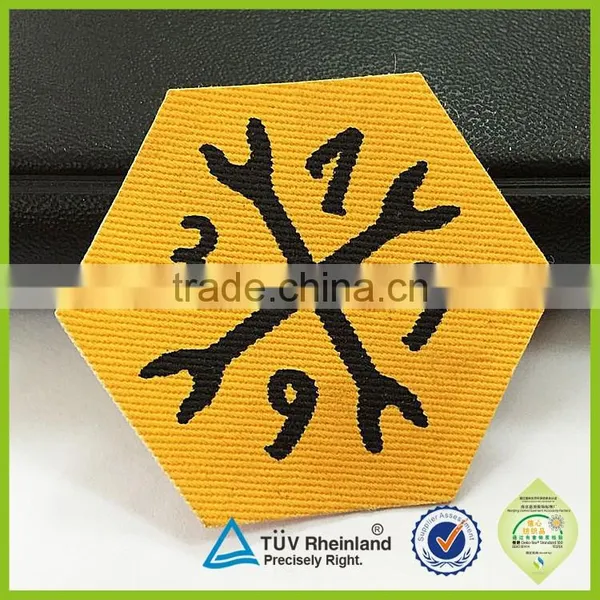 OEM Screen Print Garment Brand Logo T-shirt Decorative Screen Print Printed Label for Clothing photo-6