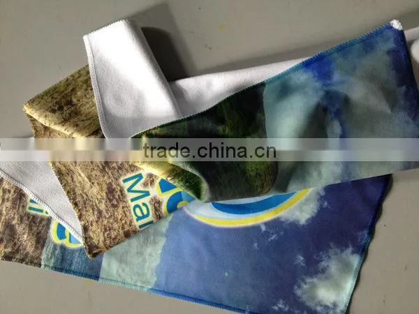 Full Sublimation Printing Gym Microfiber Sports Beach Microfiber Towel photo-2