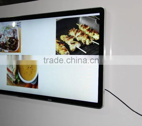 Wall Mounted 55in Supermarket Indoor Video Advertising Lcd Display photo-2