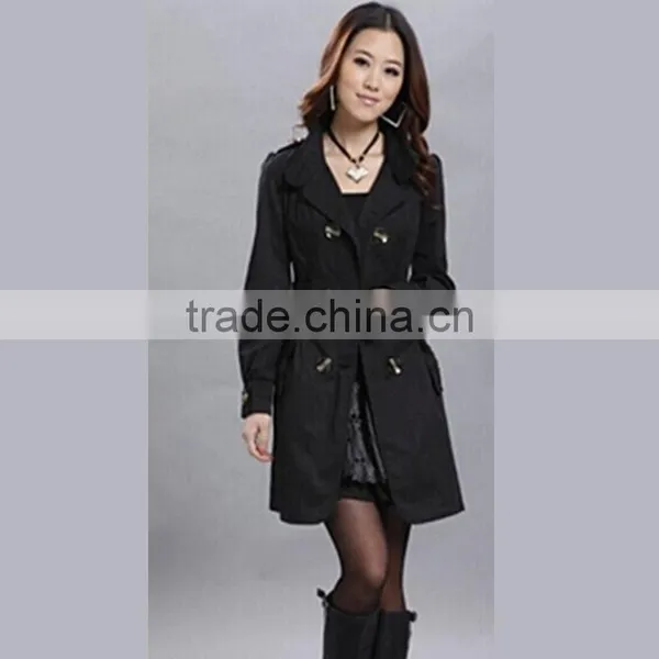 MOQ 1 pc Hot Sale Casual Design Spring New Korea Style Slim With Belt Comfortable Sport Windbreaker Women Coat photo-2