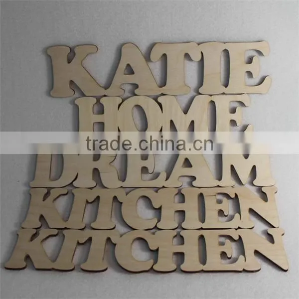 Wholesale Unfinished Wooden Alphabet Letter Educational Toys for Craft Gift and Decoration photo-2