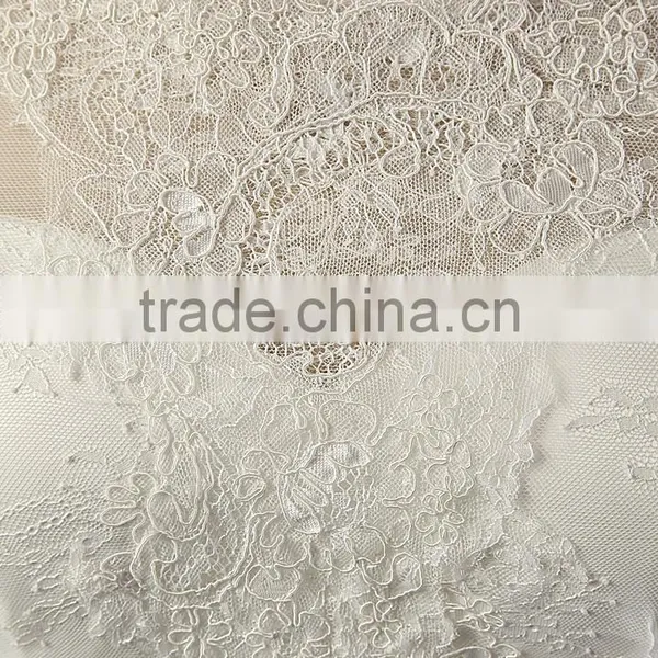 Wedding Sexy Sweetheart Lace Mermaid Wedding Bridal Dress for Bride Strapless Three-Quarter Sleeve Bridal Gowns AS43201 photo-6