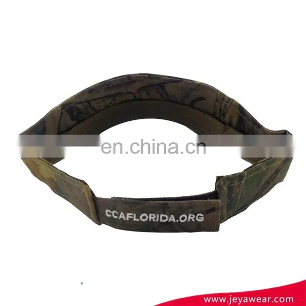 Custom Camo Sun Visor Cap OEM Camo Navy Caps Hats photo-4