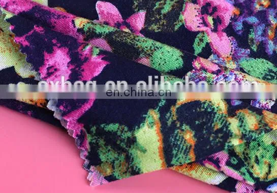 Shaoxing Winfar Single Jersey Knitting Cupra Spandex Printed Rayon Fabric for Garment photo-6