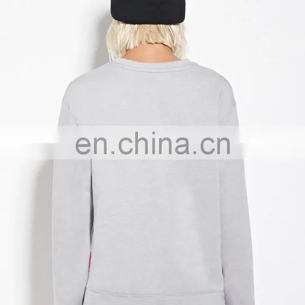 New Design Colorful Rainbow Graphic Crewneck Women Sweatshirt photo-2