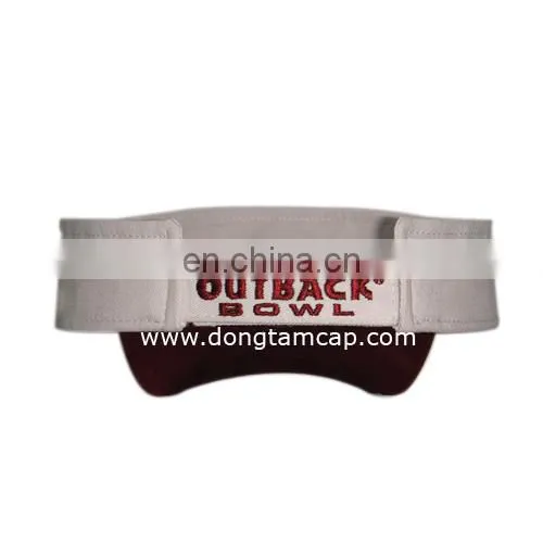 Embroidered Sport Visor Caps 100% Cotton Made in Vietnam photo-3