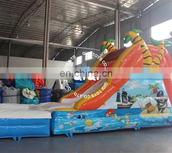 Outdoor Giant Inflatable Water Slide Inflatable Water Slide With Pool for Kids photo-4