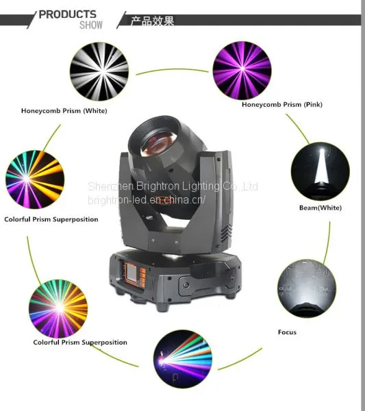 Wholesale Stage Lighting 240w Sharpy 8r Beam Moving Head Lights photo-5