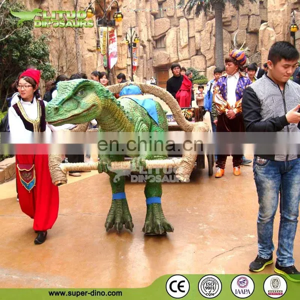 Animatronic Walking Dinosaur With Carriage photo-4