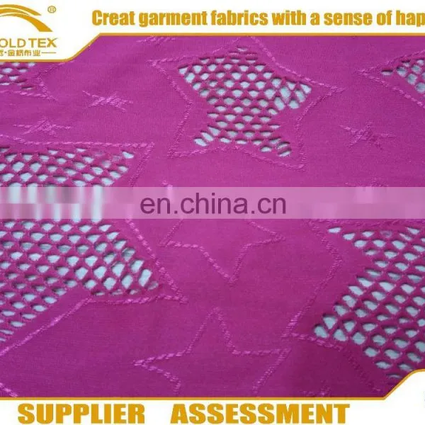 Factory Direct Sale DTY Jacquard With Print 95% Polyester 5% Spandex Woven Fabric photo-3