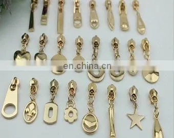 Custom Cool Personalized Brass Metal Zipper Pullers photo-5