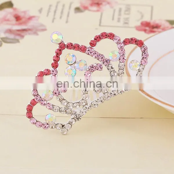Children's Princess Party Gift Baby's Diamante Crystal Tiara Hair Tiara Crown photo-4