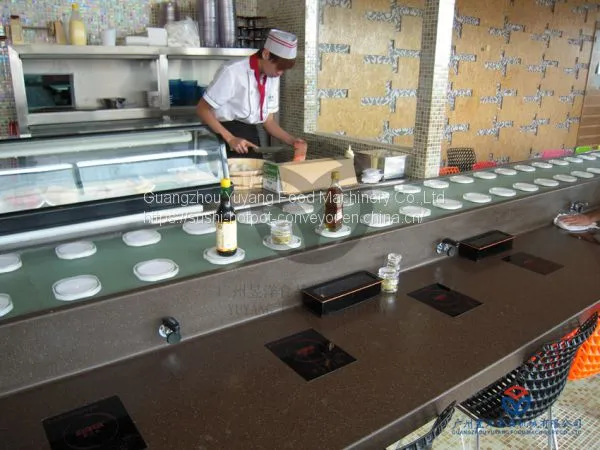 Restaurant Conveyor Belt Rotary Table Feeding Table Equipment photo-4