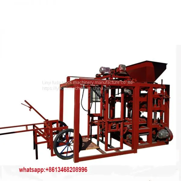 QT4-24Big Capacity Cement Block Making Machine Concrete Interlock Brick Making Machine photo-3