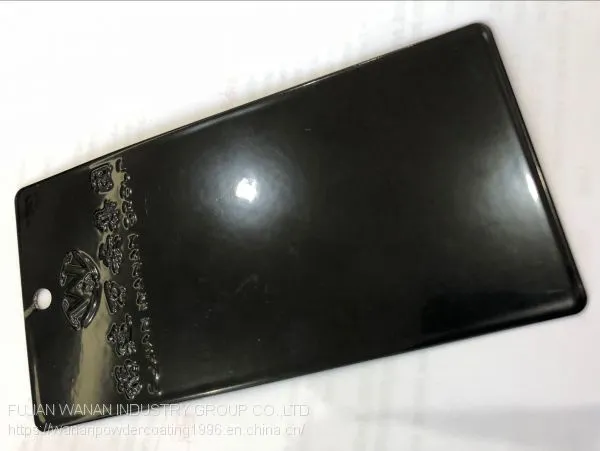 BLACK GLOSS EPOXY POLYESTER POWDER COATNG