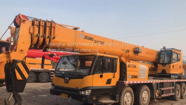 USED XCMG QY70K 70TON CHINESE BRAND MOBILE CRANE