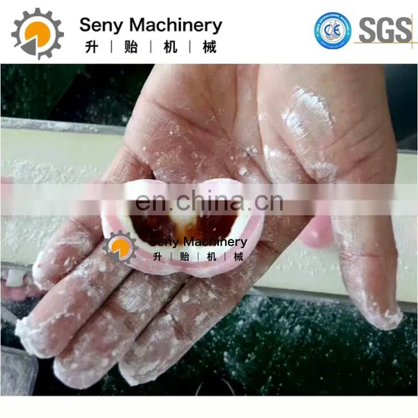 Professional PLC Control Three Color Mochi Ice Cream Encrusting Machine photo-6