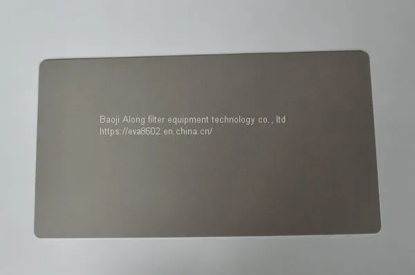 Sintered Porous Titanium Electrode Plate for Water Electrolysis photo-5