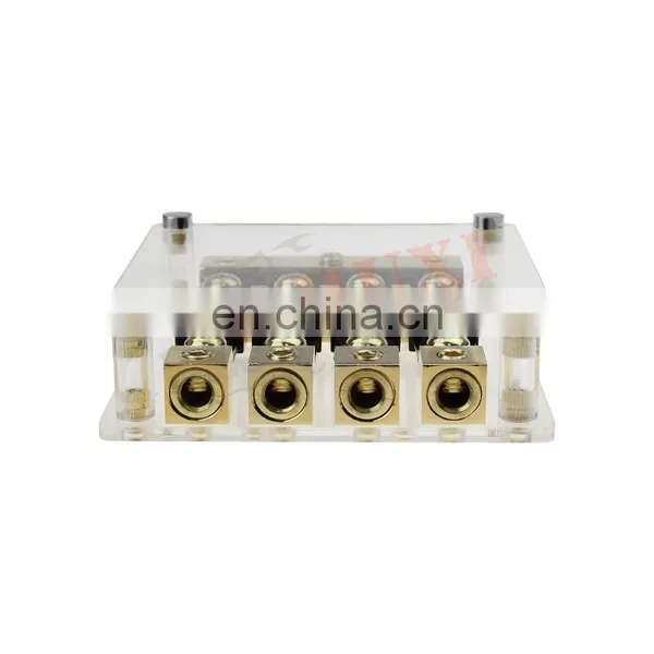 High Quality Clear Cover Automotive Brass Car Fuse Box photo-5