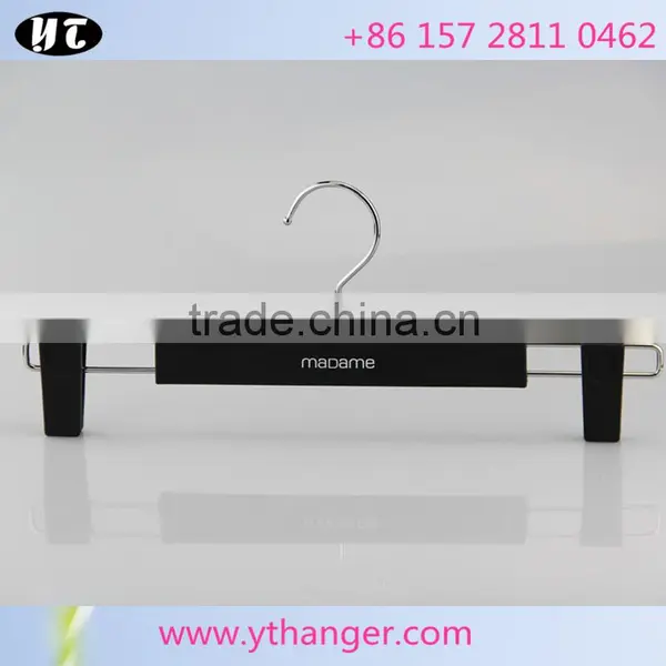 Grey Plastic Hanger With Rubber Coated and Pants Hanger With Plastic Clips photo-6