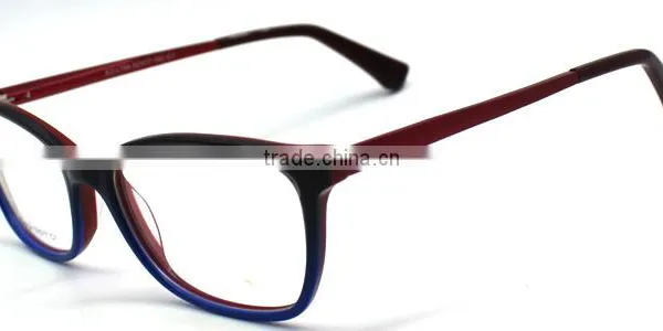 Full Frame Metal Temples Acetate and China Wholesale High Standard and High Quality Eyeglasses photo-6