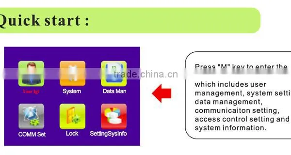 Cheap Price Security Fingerprint Time Attendance and Access Control System Support 1800 Card Users photo-6