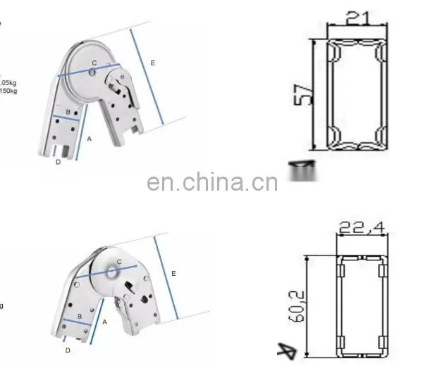 OEM ODM Q235 Steel Galvanized Ladder Accessories Ladder Parts Ladder Hinge photo-3