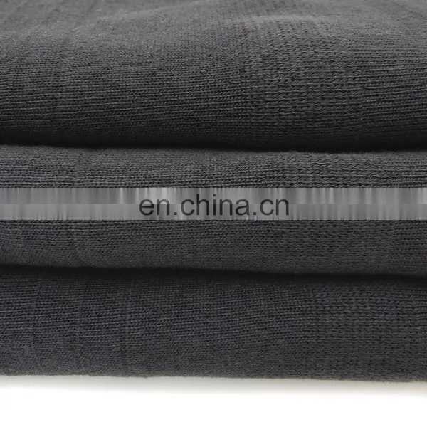 High Stretch Chinese Factory Price Jacket Cuff Jacket Ribbed Solid Rib Knit Fabric photo-4