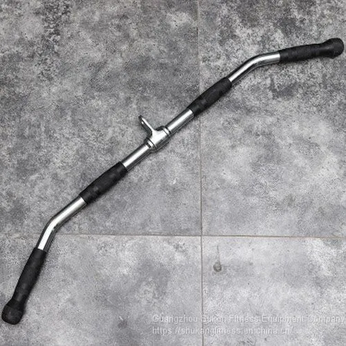 SK-9007 Electroplated fitness bar solid gym accessary pulldown bar