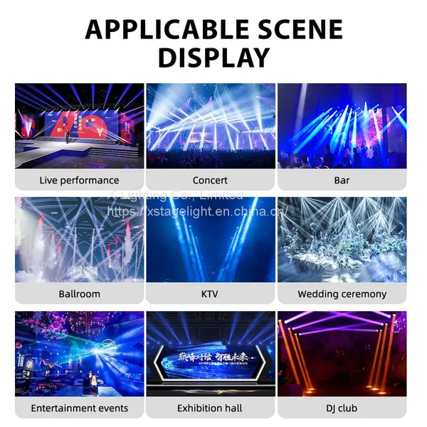 XLighting 380W Beam Spot Wash 3in1 Moving Head Light photo-4