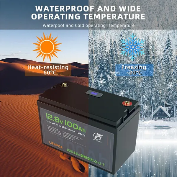 6000 Deep Cycles 24V 200Ah Lifepo4 Battery Pack Rechargeable Lithium Ion Solar Rv Battery 12v100ah photo-5