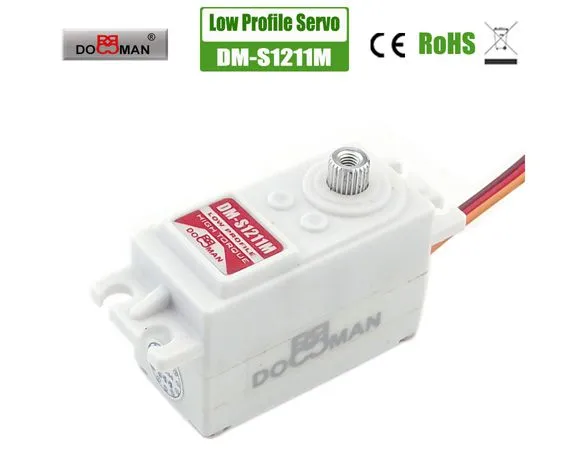 DM-S1211M Metal Gear Digital 12kg Low Profile rc Servo photo-2