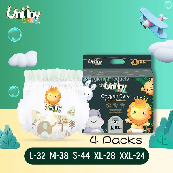 Unijoy Factory Supply пантовые сверхтонкие детские подгузники